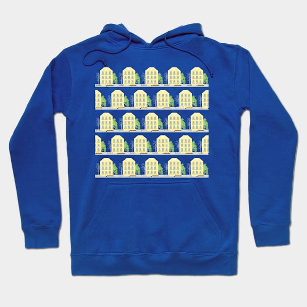 Yellow houses Hoodie by Gaspar Avila